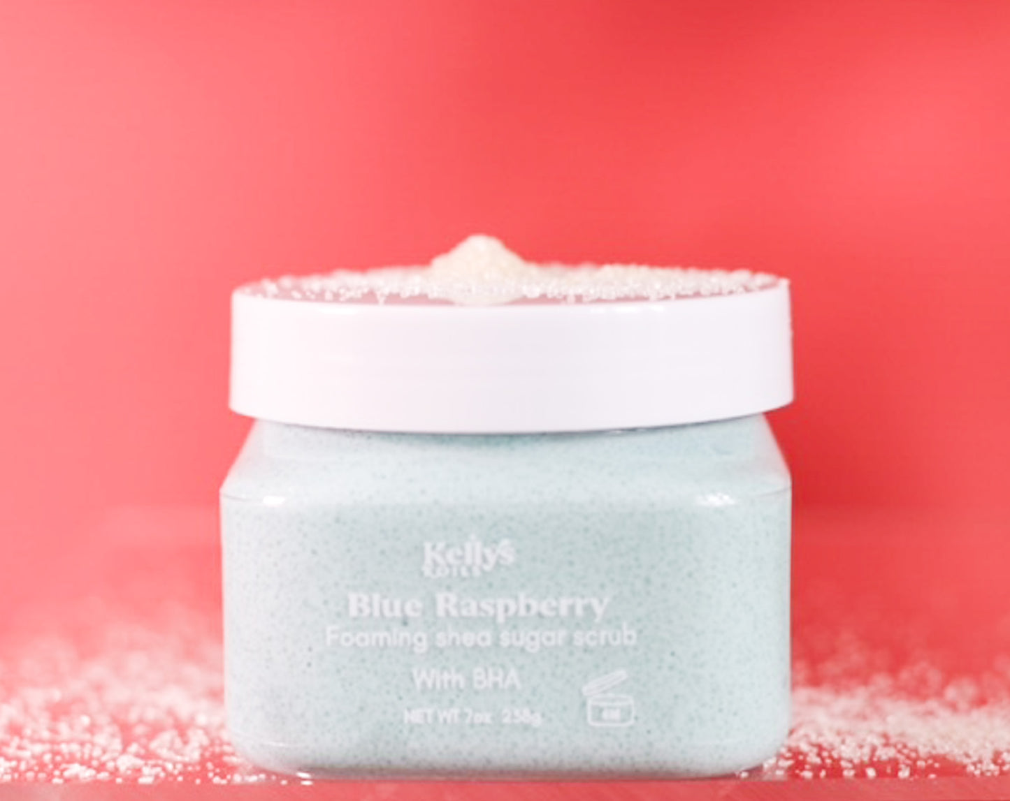 Blue Raspberry foaming sugar body scrub