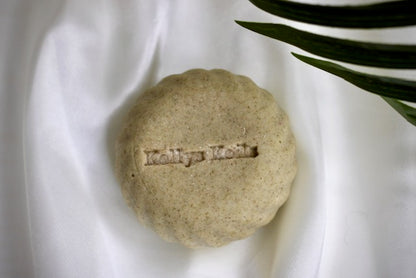 Green tea & Silk shampoo bar - For dry hair/dry scalp/growth